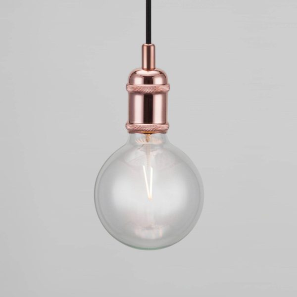 Avra - minimalistisk hængelampe i kobber