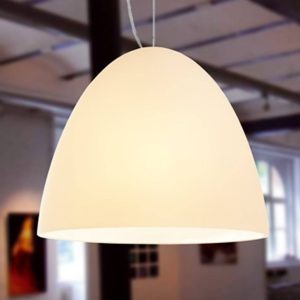 BELL - sandfarvet hængelampe med 1 lys, 21 cm