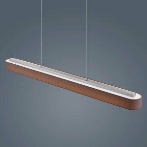 Helestra Bora - brun LED-hængelampe