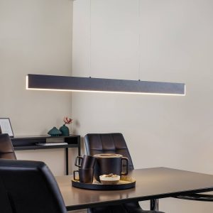 Helestra Nex LED-hængelampe, mat sort