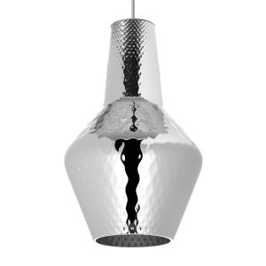 Hængelampe Romeo 130 cm metallisk sølv