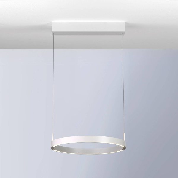 Bopp Float LED-hængelampe, bevægelseskontrol, hvid