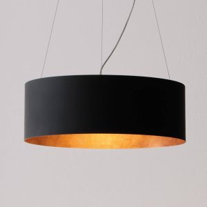 ICONE Olimpia LED-hængelampe, sort-kobber