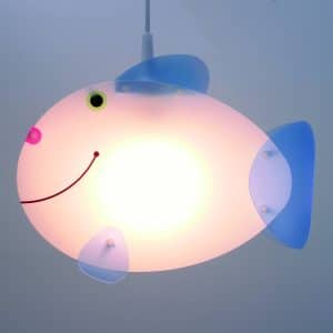 Charmerende FISK børneværelse hængelampe