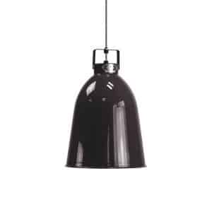 Jieldé Clément C240 hængelampe, blank sort Ø24 cm