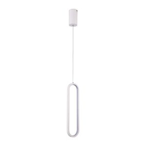 13W LED hængelampe - 40cm, 3000K, hvid hus - Kulør : Varm