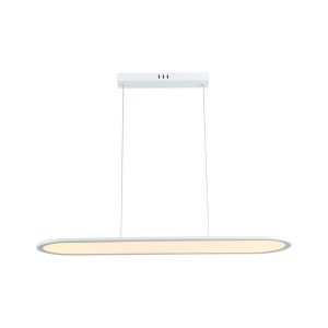 24W LED Hængelampe - 80x100cm, 4000K, hvid, HU. - Kulør : Neutral