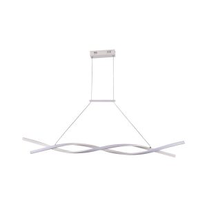 30W Hængelampe - LED, 120x100cm, 4000K, hvid hus. - Kulør : Neutral