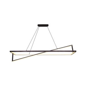 45W LED designer hængelampe - TRIAC dæmpbar, 3000K, sort - Dæmpbar : Dæmpbar, Kulør : Varm