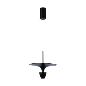 9W Hængelampe - LED, 3000K, Sort hus, 30x320x100cm. - Kulør : Varm