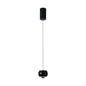 9W Hængelampe - LED, 4000K, Sort, 10x10x100cm. - Kulør : Neutral