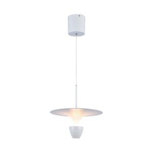 9W LED hængelampe - 30x320x100cm, 3000K, ren hvid, hus. - Kulør : Varm