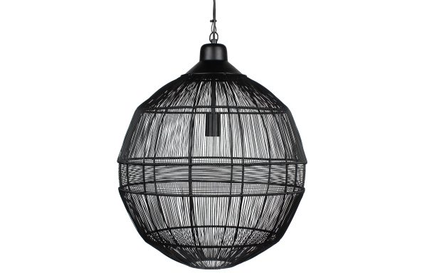 WOOOD EXCLUSIVE Enes loftlampe - sort metal
