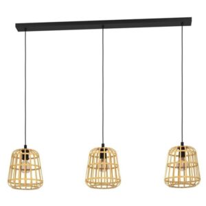 EGLO Stars of Light MONTEZUELO langbordspendel 3L E27 bambus/sort