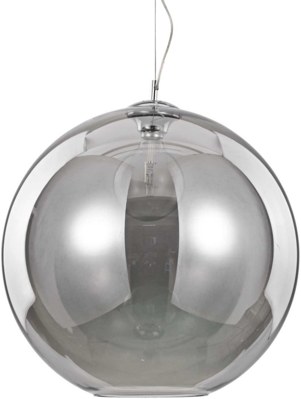 Pendel-/hængelampe Ideal Lux Nemo Ø50 cm røg/krom justerbar højde 55 - 264 cm