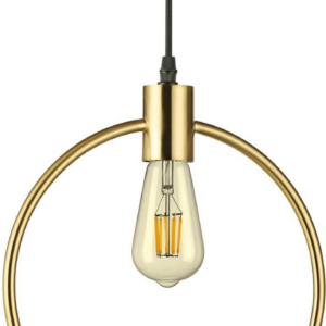 Pendel lampe Ideal Lux Abc Hængelampe Loftslampe Messing Justerbar Højde 38-247 cm E27
