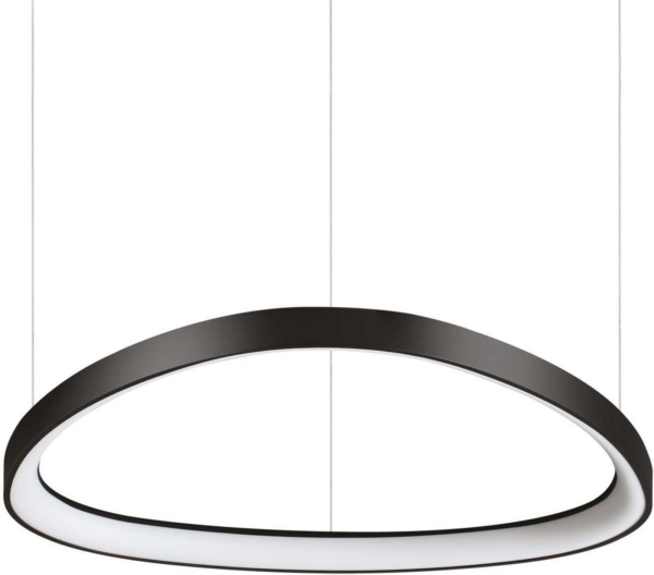 Pendel lampe Ideal Lux Gemini sort LED 48W 4950 lm justerbar højde metal hængelampe