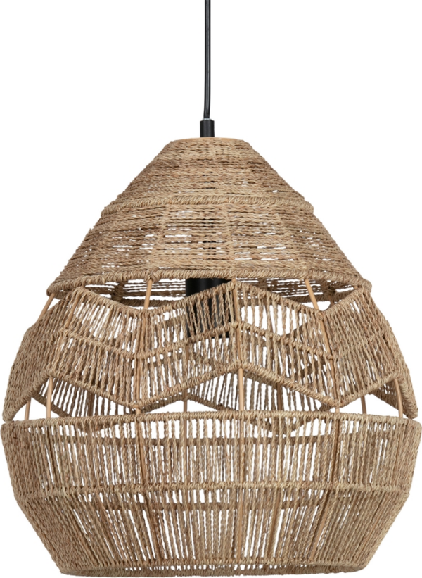 Pendelampe WOOOD Exclusive Adelaide hængelampe Ø35 H37 cm natur papirreb indendørslampe