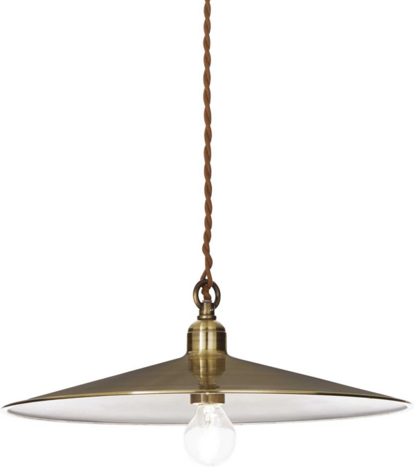 Pendellampe Ideal Lux Cantina brændt metal hængelampe Ø35 cm justerbar