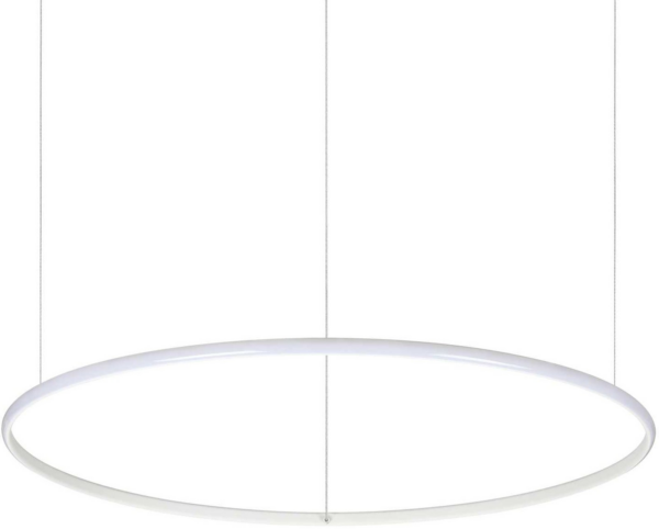 Pendellampe Ideal Lux Hulahoop hængelampe Ø 815 mm justérbar 170-2120 mm integreret LED 4000 lm 3000 K hvid