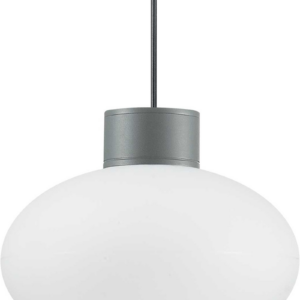 Udendørs pendel hængelampe Ideal Lux Clio Ø90 H120-1005 cm IP44 antracit