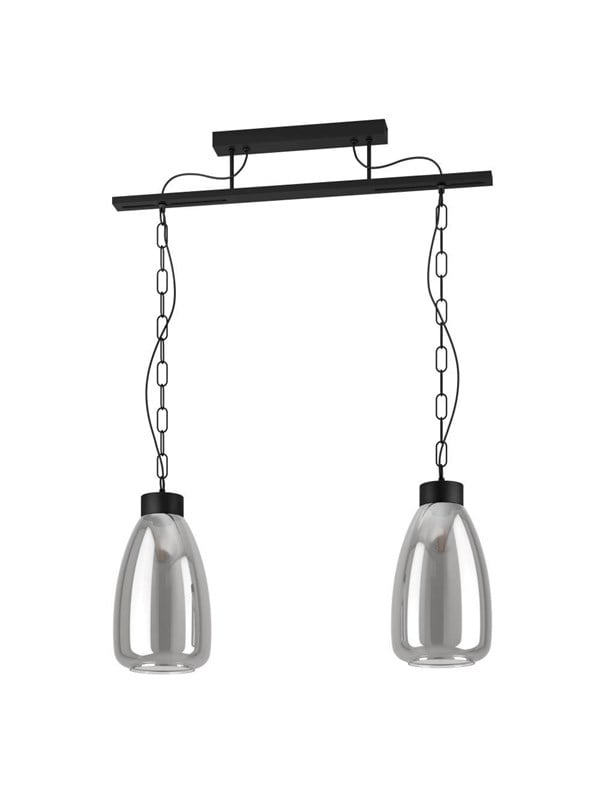 EGLO BRICKFIELD LANGBORD 2XE27 L710 SORT