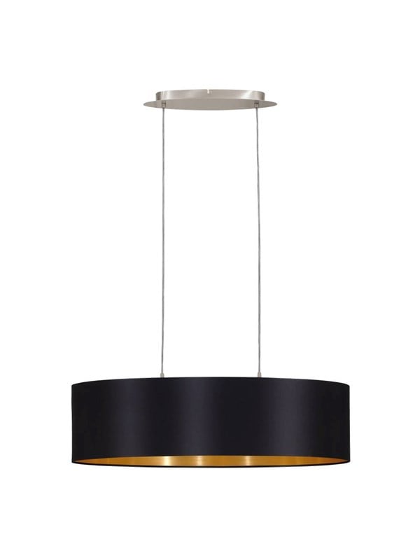 EGLO MASERLO LANGBORD 2L L780 SORT/GULD