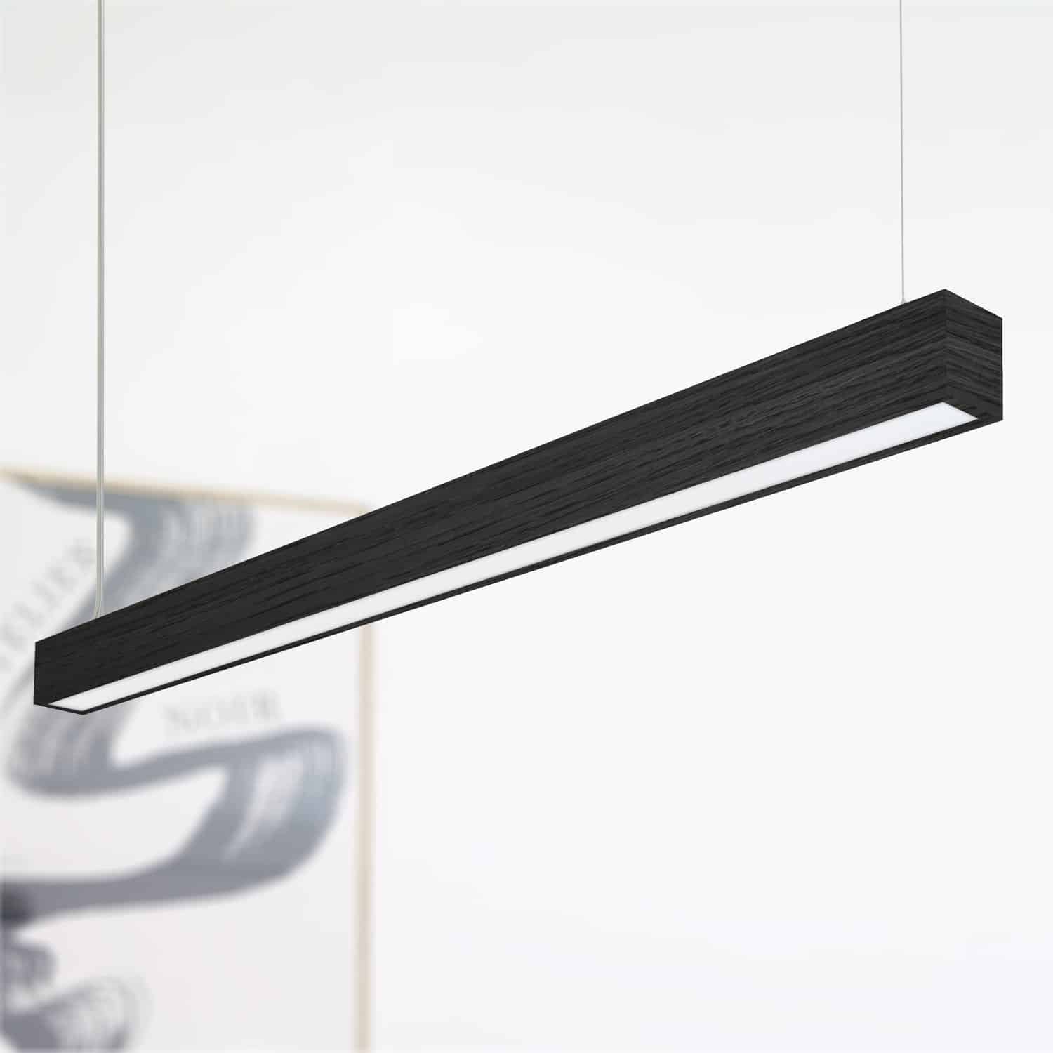 LED Pendel Sort Eg S The Black Oak (88/116/144cm) 88 cm
