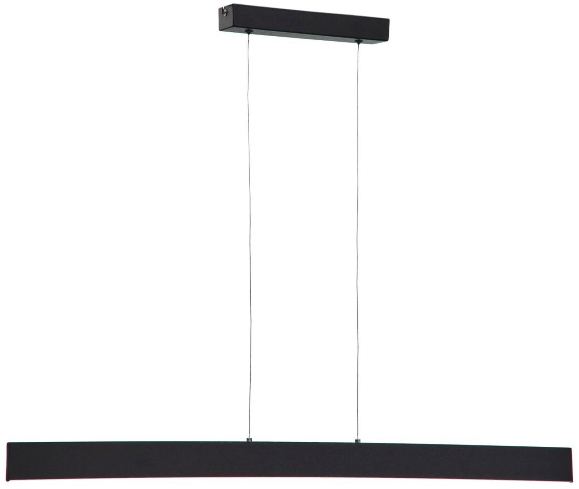 Hængelampe Kave Home Boadella sort - metalpendel minimalistisk 3000K LED